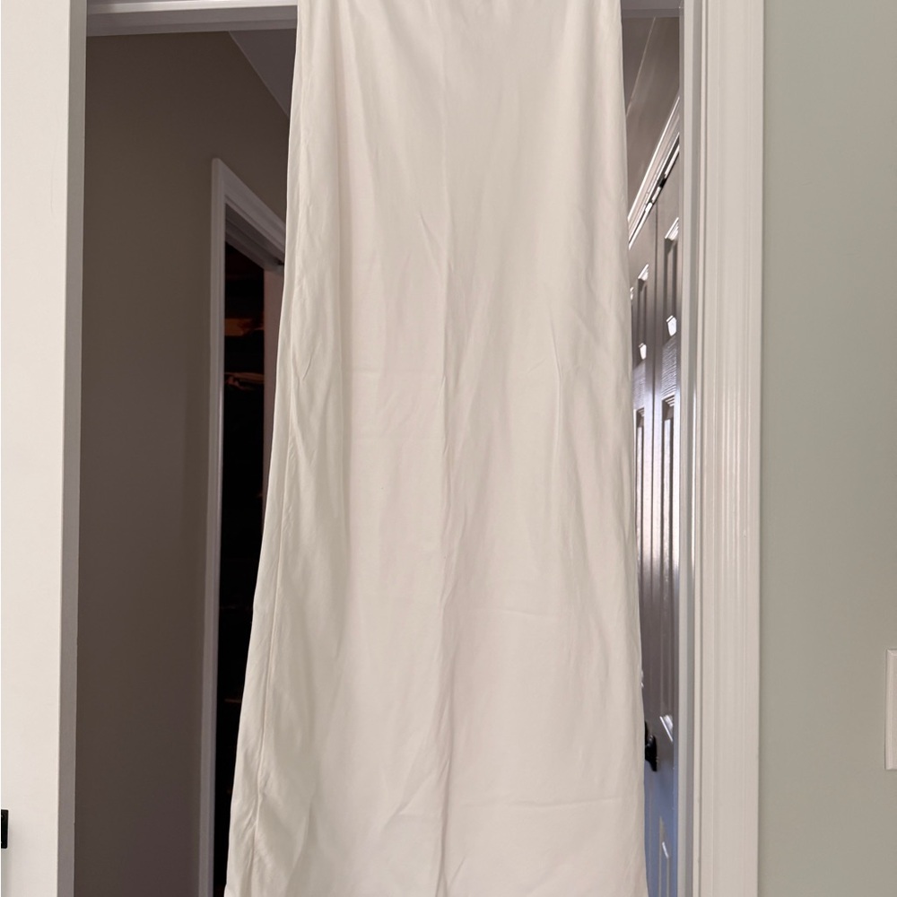 Anthropologie Cream Maxi Skirt